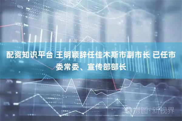 配资知识平台 王明颖辞任佳木斯市副市长 已任市委常委、宣传部部长